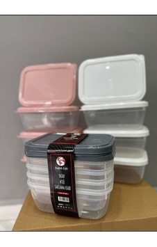 4 Lü Saklama Kabı Plastik 2 Litre Gri 4 Lü Saklama Kabı Plastik 2 Litre Gri