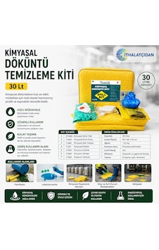 Kimyasal Döküntü Temizleme Kiti 30 Lt Bant Marketim