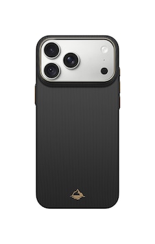 İphone 18 Pro Uyumlu Kılıf M-safe Şarj Özellikli Raptic Aramid Skin Reynis Serisi Karbon Kapak Siyah