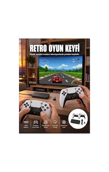Taşınabilir Retro Oyun Çubuğu Kablosuz Oyun Kolu Seti Yeni Nesil Renk Taşınabilir Retro Oyun Çubuğu Kablosuz Oyun Kolu Seti Yeni Nesil Renk