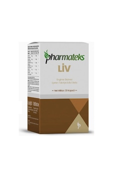 Pharmateks Liv Enginar Ekstresi İçeren Takviye Edici Gıda 30 Kapsül