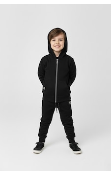 Mnk Baby & Kids Erkek Çocuk Fermuar Kapamalı Kapüşonlu Mevsimlik Eşofman Takımı M00765 siyah Mnk Baby & Kids Erkek Çocuk Fermuar Kapamalı Kapüşonlu Mevsimlik Eşofman Takımı M00765 siyah