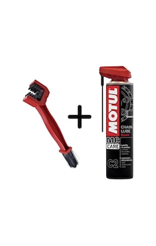 Motul C2 400 ML + Zincir Temizleme Fırçası Motul C2 400 ML + Zincir Temizleme Fırçası