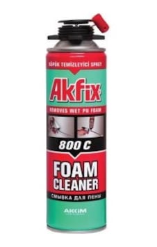 Akfix 800C Poliüretan Köpük Temizleyici Sprey 500 ML N11.9 Akfix 800C Poliüretan Köpük Temizleyici Sprey 500 ML N11.9