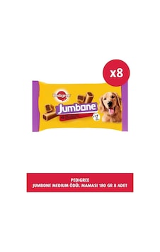 Pedigree Jumbone Sığır Etli Köpek Ödül Maması 180 G 8x Pedigree Jumbone Sığır Etli Köpek Ödül Maması 180 G 8x