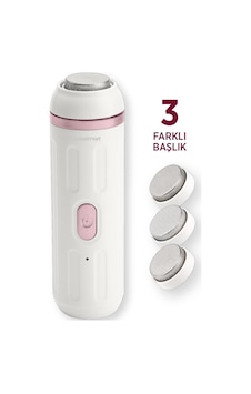 Polosmart Pbs818 Şarjlı 2 Modlu 3 Başlıklı Topuk Törpüsü Beyaz Polosmart Pbs818 Şarjlı 2 Modlu 3 Başlıklı Topuk Törpüsü Beyaz