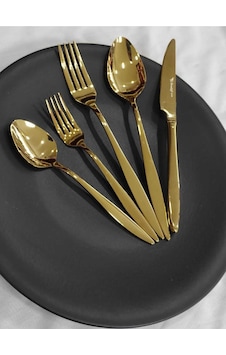 Carmen 60 Parça Çay Kaşıksız 12 Kişilik Çatal Kaşık Bıçak Seti Gold Carmen 60 Parça Çay Kaşıksız 12 Kişilik Çatal Kaşık Bıçak Seti Gold
