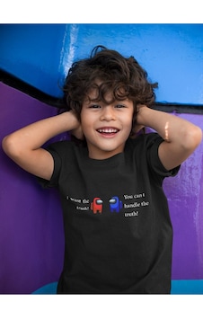 Sevbano Unisex Among Us Baskılı Oyun Çocuk Tişört 1-12 Yaş Siyah Sevbano Unisex Among Us Baskılı Oyun Çocuk Tişört 1-12 Yaş Siyah