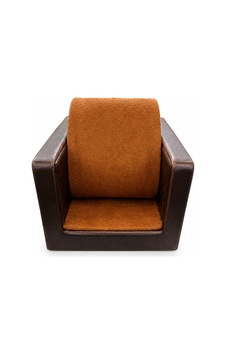 Watch Chair Pull Up Saat Koltuğu Alcantara Yastıklı Tekli Saat Ve Bileklik Standı Taba Watch Chair Pull Up Saat Koltuğu Alcantara Yastıklı Tekli Saat Ve Bileklik Standı Taba