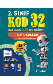 Tudem 2. Sınıf Kod 32 Tüm Dersler Haftalık Değerlendirme Tudem 2. Sınıf Kod 32 Tüm Dersler Haftalık Değerlendirme