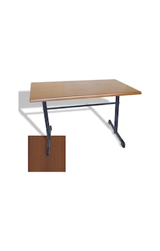 Halley Mutfak Masası 80x120 Esb Werzalit, Wermodin Ve Allzalit Tabla - Koyu Ahşap Çok Renkli