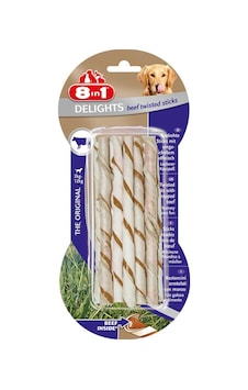 8in1 Delights Beef Twisted Sticks Biftekli Burgu Köpek Ödül Kemiği 10'lu 55 G 8in1 Delights Beef Twisted Sticks Biftekli Burgu Köpek Ödül Kemiği 10'lu 55 G