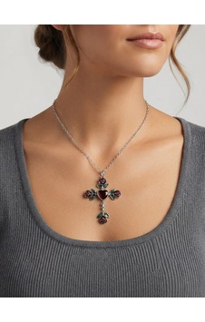 Unisex Haç Kolye Kırmızı Taş Detaylı Gümüş Renk Zincir Kolye Gotik Tarz Unisex Takı Hc97 Çok Renkli Unisex Haç Kolye Kırmızı Taş Detaylı Gümüş Renk Zincir Kolye Gotik Tarz Unisex Takı Hc97 Çok Renkli
