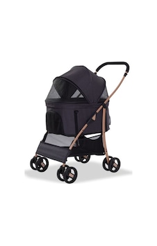 Eurodog - 696 - Katlanabilir Köpek Arabası Siyah - Csmo-tex - 64x50x98 Cm Eurodog - 696 - Katlanabilir Köpek Arabası Siyah - Csmo-tex - 64x50x98 Cm