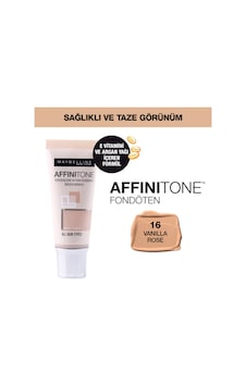 Maybelline New York Affinitone Fondöten 16 Vanilla Rose Maybelline New York Affinitone Fondöten 16 Vanilla Rose