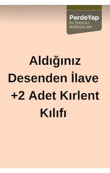 2'li Dekoratif Kırlent Kılıfı Aldığınız Desenden İlave