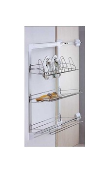 Sese Dolap İçi Ayakkabılık 3 Katlı Krom Modül 40cm 1000-14-10-01 Çok Renkli Sese Dolap İçi Ayakkabılık 3 Katlı Krom Modül 40cm 1000-14-10-01 Çok Renkli