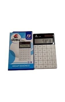 Dosy Hesap Makinesi Beyaz Orta Boy Ec 5b Çok Renkli Dosy Hesap Makinesi Beyaz Orta Boy Ec 5b Çok Renkli