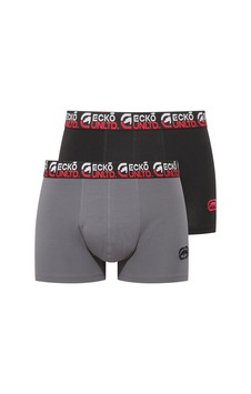 Ecko Unltd. Ecko Siyah - Antrasit 2'li Boxer Siyah - Antrasit