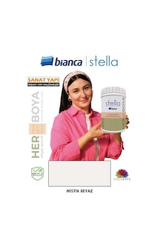 Bianca Stella Su Bazlı Akrilik Boya Antik Beyaz 1 Lt 1 L Bianca Stella Su Bazlı Akrilik Boya Antik Beyaz 1 Lt 1 L