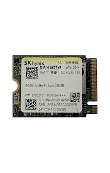 Sk Hynix BC901 256 GB M.2 2230 Nvme SSD Sk Hynix BC901 256 GB M.2 2230 Nvme SSD