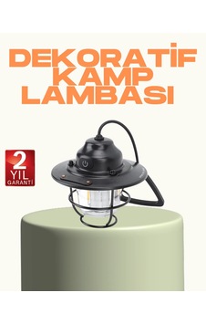 Buğz Hafif Ve Taşınabilir Retro Tasarım Kamp Lambası