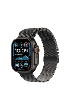 Apple Watch Ultra 49mm Ecrz Krd-121 Metal Hasır Kordon-siyah Apple Watch Ultra 49mm Ecrz Krd-121 Metal Hasır Kordon-siyah