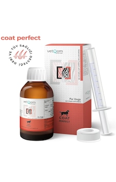 Vetqom Köpek Coat Perfect Tüy Dökülme Önleyici Sıvı Vitamin 120 Ml Vetqom Köpek Coat Perfect Tüy Dökülme Önleyici Sıvı Vitamin 120 Ml