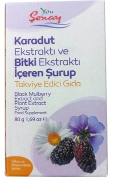 Şenay Karadut Şurubu 80 Ml Şenay Karadut Şurubu 80 Ml