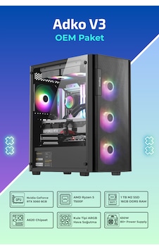 IH ADKO V3 R5-7500F 16 GB 1 TB SSD 8 GB RTX5060 Free Dos Oem Paket Masaüstü Oyuncu Bilgisayarı IH ADKO V3 R5-7500F 16 GB 1 TB SSD 8 GB RTX5060 Free Dos Oem Paket Masaüstü Oyuncu Bilgisayarı