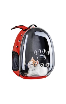 Güleç Pet Astronot Pati Desenli Kedi Köpek Taşıma Çantası