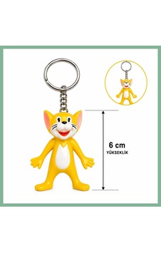Bşkvirgo Sevimli Sarı Kedi Figürlü Anahtarlık 6 Cm Bsk2026 Bşkvirgo Sevimli Sarı Kedi Figürlü Anahtarlık 6 Cm Bsk2026