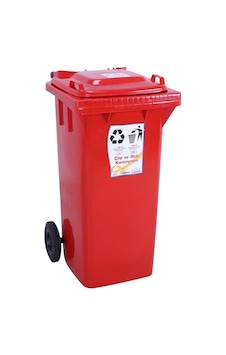Sağlam Plastik Çöp Ve Atık Konteyneri 240 Lt Tekerlekli K Diğer Sağlam Plastik Çöp Ve Atık Konteyneri 240 Lt Tekerlekli K Diğer