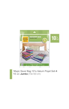 Magic Saver Bag 10'Lu Jumbo Vakumlu Poşet Seti 4 Magic Saver Bag 10'Lu Jumbo Vakumlu Poşet Seti 4
