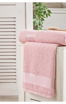 Lusso %100 Pamuk Jakarlı Lüks 2'li Havlu Seti Havlu Takımı Banyo Takımı Pudra Lusso %100 Pamuk Jakarlı Lüks 2'li Havlu Seti Havlu Takımı Banyo Takımı Pudra