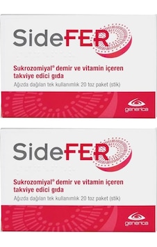 Sidefer 20 Toz Paket Stik 2 Adet Sidefer 20 Toz Paket Stik 2 Adet