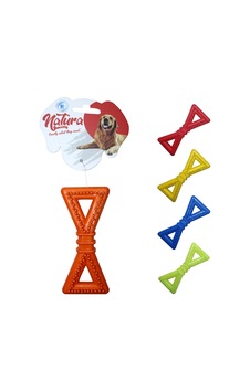 Natura 12.5 CM Plastik Üçgen Kemik Köpek Oyuncağı Çok Renkli Natura 12.5 CM Plastik Üçgen Kemik Köpek Oyuncağı Çok Renkli