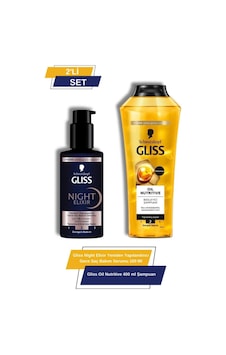 Gliss Night Elixir Yeniden Yapılandırıcı Gece Saç Bakım Serumu Oil Nutritive 400 ml Şampuan Gliss Night Elixir Yeniden Yapılandırıcı Gece Saç Bakım Serumu Oil Nutritive 400 ml Şampuan
