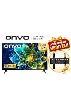 Onvo 32VL50F3HA 32" 82 Ekran Uydu Alıcılı HD LED TV Askı Aparatı Hediyeli Onvo 32VL50F3HA 32" 82 Ekran Uydu Alıcılı HD LED TV Askı Aparatı Hediyeli