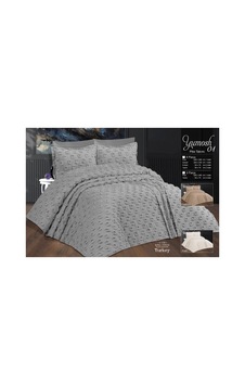 Northcity Çift Kişilik Yatak Örtüsü Gri 6 Parça Yatak Örtüsü Bedspread Açık Gri Northcity Çift Kişilik Yatak Örtüsü Gri 6 Parça Yatak Örtüsü Bedspread Açık Gri