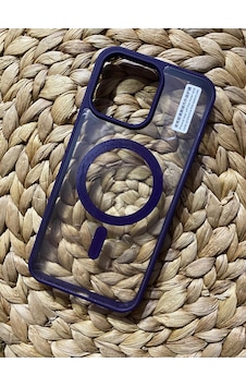 Apple iPhone 15 Pro Max Uyumlu Magsafe Destekli Kablosuz Şarj Uyumlu Renkli Kılıf Deep Purple Apple iPhone 15 Pro Max Uyumlu Magsafe Destekli Kablosuz Şarj Uyumlu Renkli Kılıf Deep Purple