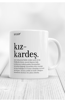 Kız Kardeş 3 Kupa Bardak Beyaz Kız Kardeş 3 Kupa Bardak Beyaz