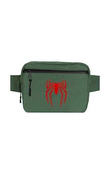 Spiderman Logo Yeşil Bel Çantası Spiderman Logo Yeşil Bel Çantası