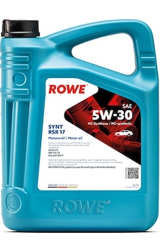 Rowe Hightec Synt Rsr 17 Sae 5w-30 Motor Yağı 5 L Rowe Hightec Synt Rsr 17 Sae 5w-30 Motor Yağı 5 L