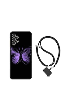 Samsung Samsung Galaxy Uyumlu M14 Kılıf Resimli Boyun Askılı İpli Desenli Silikon Series Black Butterfly 1879 Samsung Samsung Galaxy Uyumlu M14 Kılıf Resimli Boyun Askılı İpli Desenli Silikon Series Black Butterfly 1879