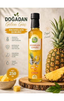 Natur Garden Bromelain Şurubu 250 Ml Natur Garden Bromelain Şurubu 250 Ml