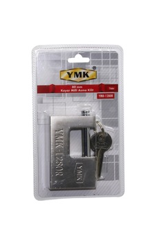 80mm Gri Kayar Milli Asma Kilit Bx40