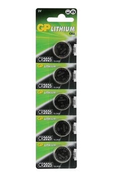 Aaa Pil Gp Cr2025 3 V Lityum 5'li Para