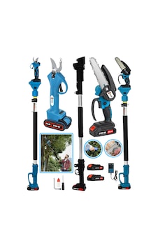 Wacker 1400 VF Bağ Makası + Teleskopik Uzatmalı Budama Makinası