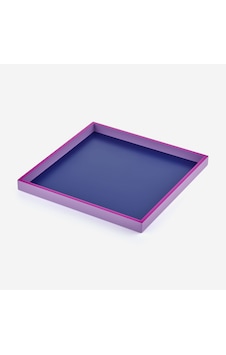 Neon Mavi Mdf Tepsi 32x2,5x32 Cm Neon Mavi Mdf Tepsi 32x2,5x32 Cm